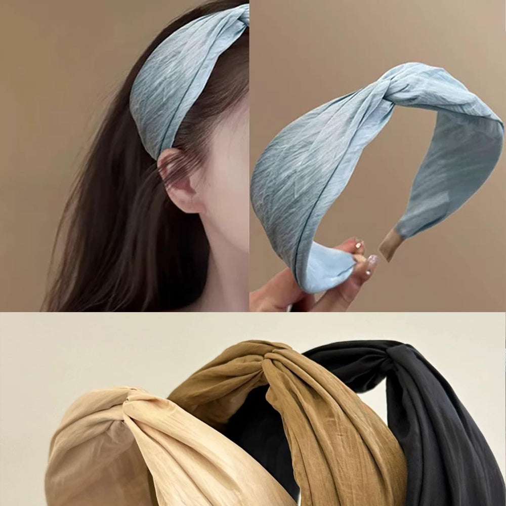 KOVOLITU headband in neutral colors enhances outfits with bohemian flair
