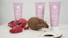 Kozma Curl Nourishing Leave-In ingredient blend highlights botanical oils for healthier-looking curls.