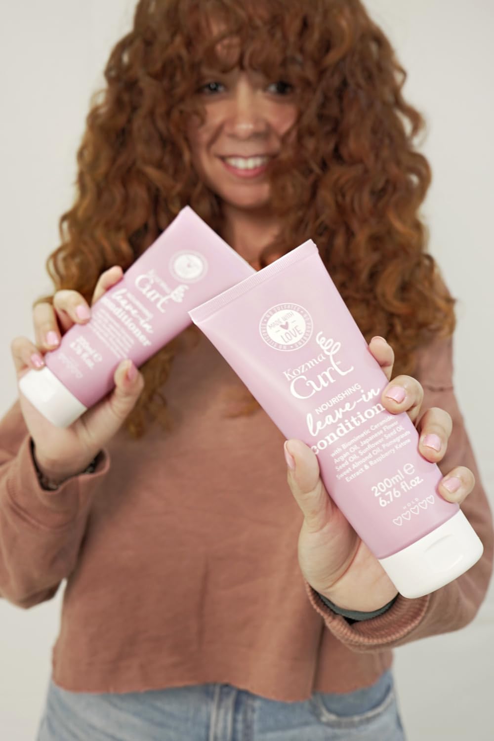 Kozma Curl silicone-free formula communicates gentle care for all curl types.