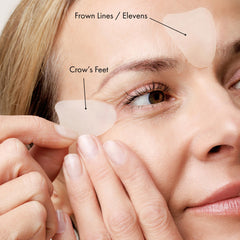 KPLUS patches around crow’s feet reduce visible lines by morning.