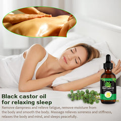 KPNEMA Jamaican Black Castor Oil on skin application hydrates