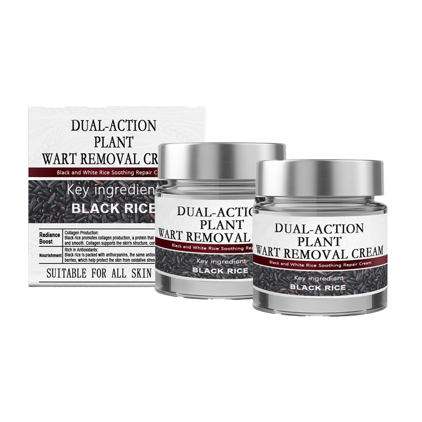 Krajiyya KeraErase dual-action cream bottle promoting deep hydration