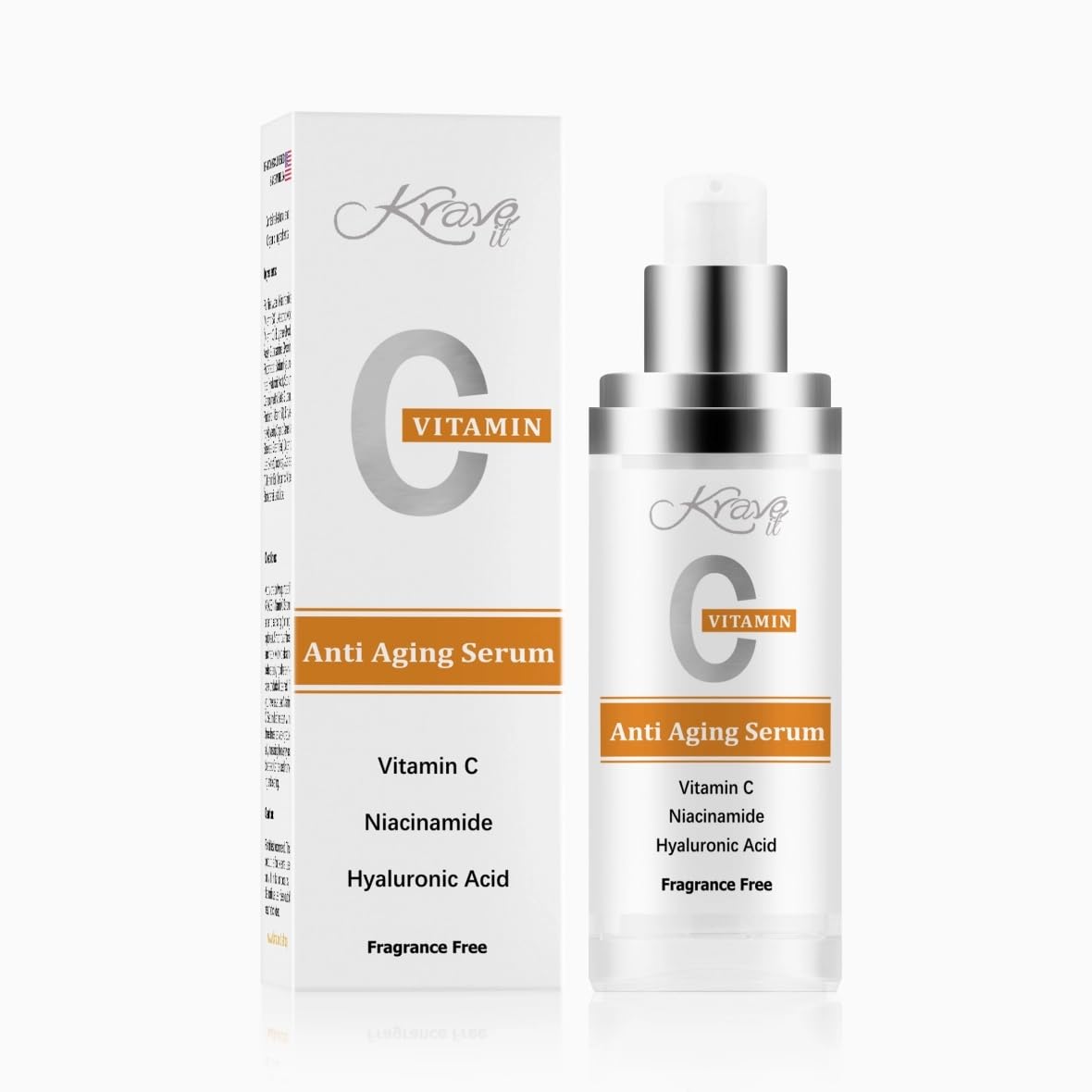 KRAVE IT anti-aging daily care scene showing glow.