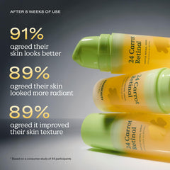KraveBeauty 24 Carrot Retinal night routine shot on a glass bottle