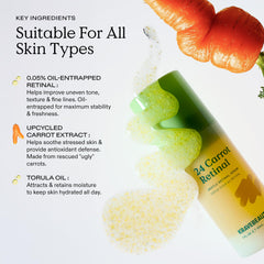 KraveBeauty 24 Carrot Retinal sustainable packaging emphasizes cruelty-free care