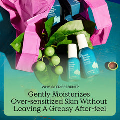 Vegan and cruelty-free KraveBeauty logo on Great Barrier Relief Serum packaging.
