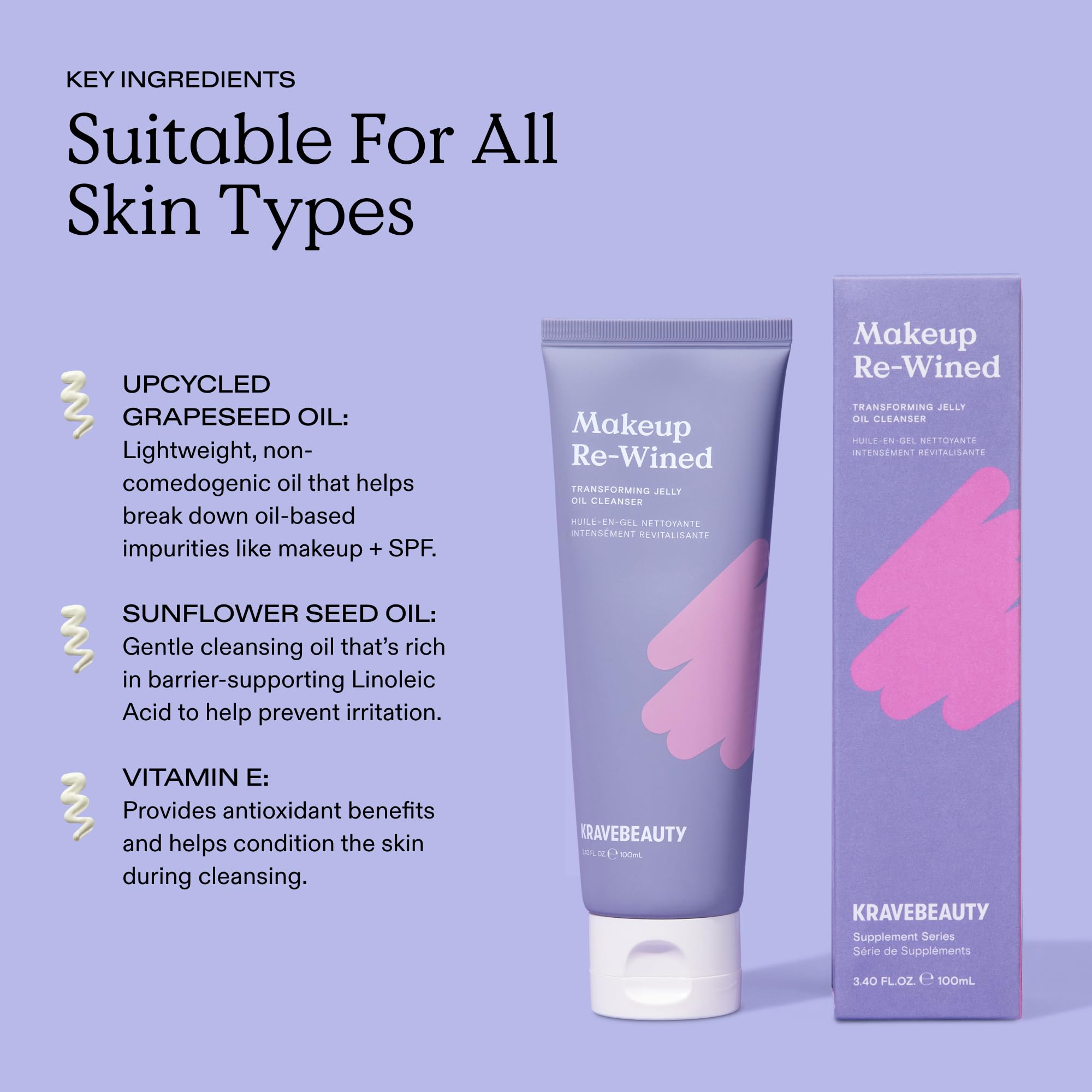 KraveBeauty vegan cruelty-free logo on packaging