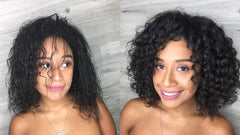 Kreyol Essence mousse on damp hair delivering curl definition and volume
