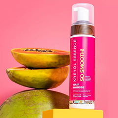 Kreyol Essence mousse foam closeup highlighting lightweight texture for curls