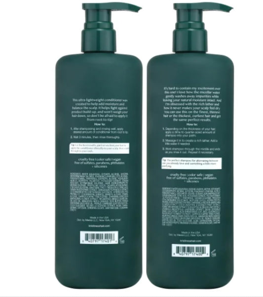 Kristin Ess Ultra Lightweight Scalp Soothing Conditioner bottle delivers lightweight hydration.