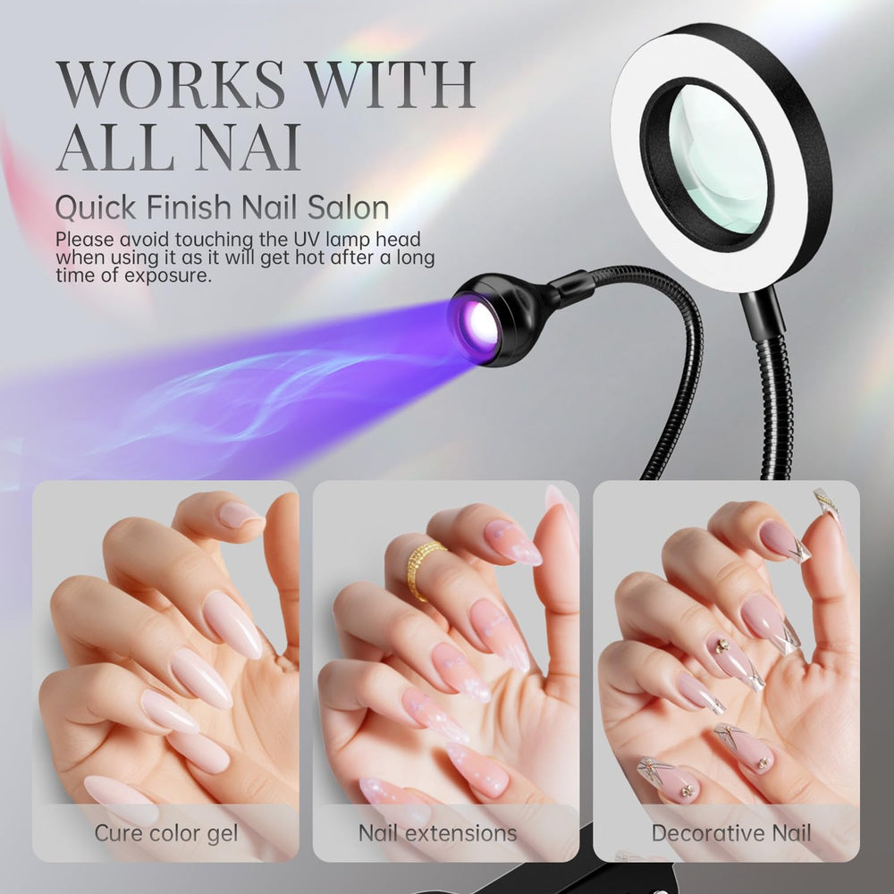Krofaue 360-degree gooseneck enables precise positioning of light.