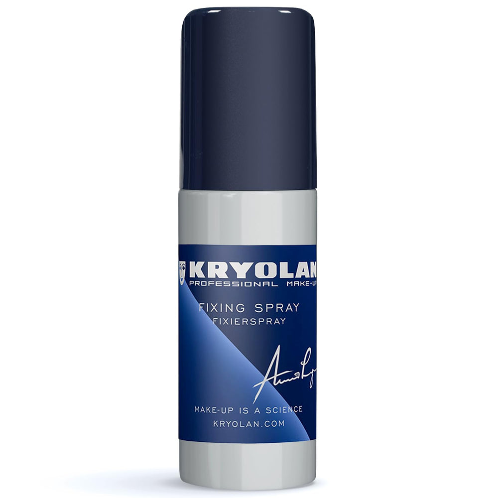 Kryolan Fixing Spray 100ml bottle for long-lasting makeup hold