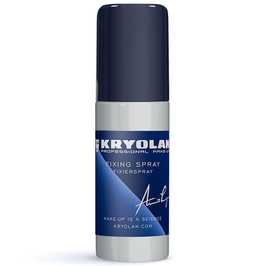 Kryolan Fixing Spray 100ml bottle for long-lasting makeup hold