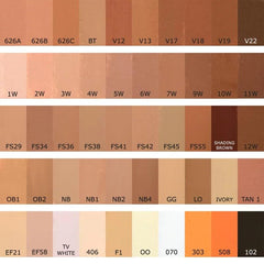 Kryolan TV Paint Stick Shibui matte finish close-up reveals texture and longevity.