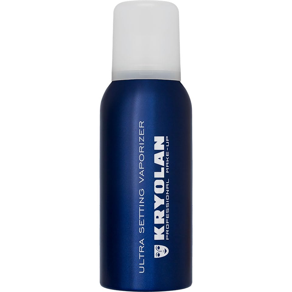 Kryolan Ultra Setting Vaporizer blue bottle mist for quick makeup setting