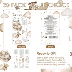 Kuabiz bear design packaging enhances baby shower vibe.