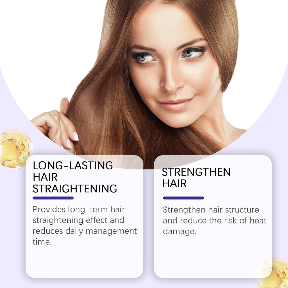 KUHSE Liss Alisado hair with visible shine and luster.
