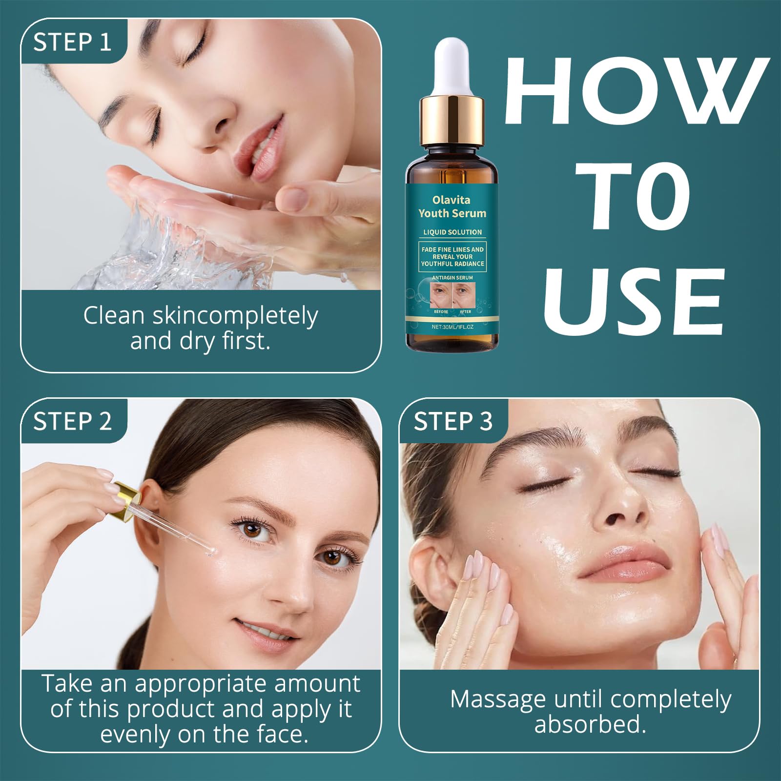 KUKSY Olavita serum on vanity ready for nightly routine