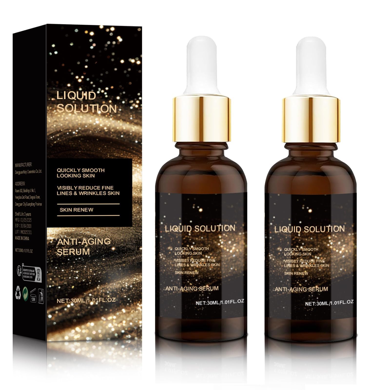 KUKSY Olavita serum bottle closeup highlights deep hydration for mature skin.