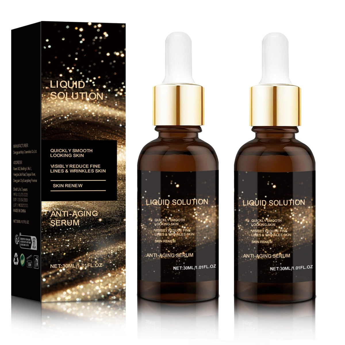 KUKSY Olavita serum bottle closeup highlights deep hydration for mature skin.