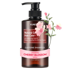 KUNDAL Cherry Blossom bottle for a refreshed scalp and hair routine