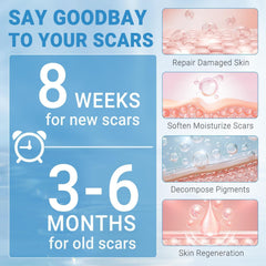 Kunyle scar gel on old scar showing improved texture