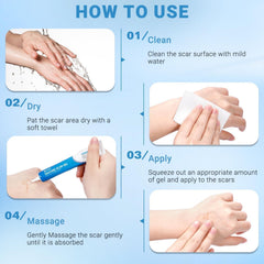 Kunyle silicone scar gel packaging tube for portable care