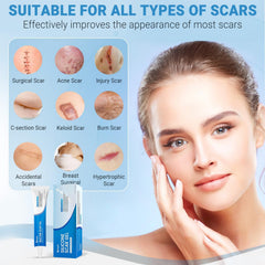 Kunyle silicone scar gel on skin with non-greasy finish