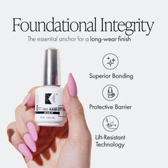 Close-up of the GelFinity brush delivering precise, even coverage.