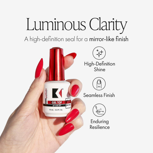 KUPA GelFinity brush applying for smooth, even coverage.