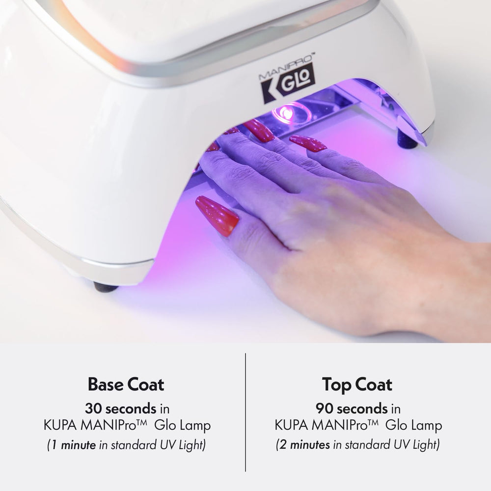 KUPA GelFinity no-wipe finish shown for easy cleanup.