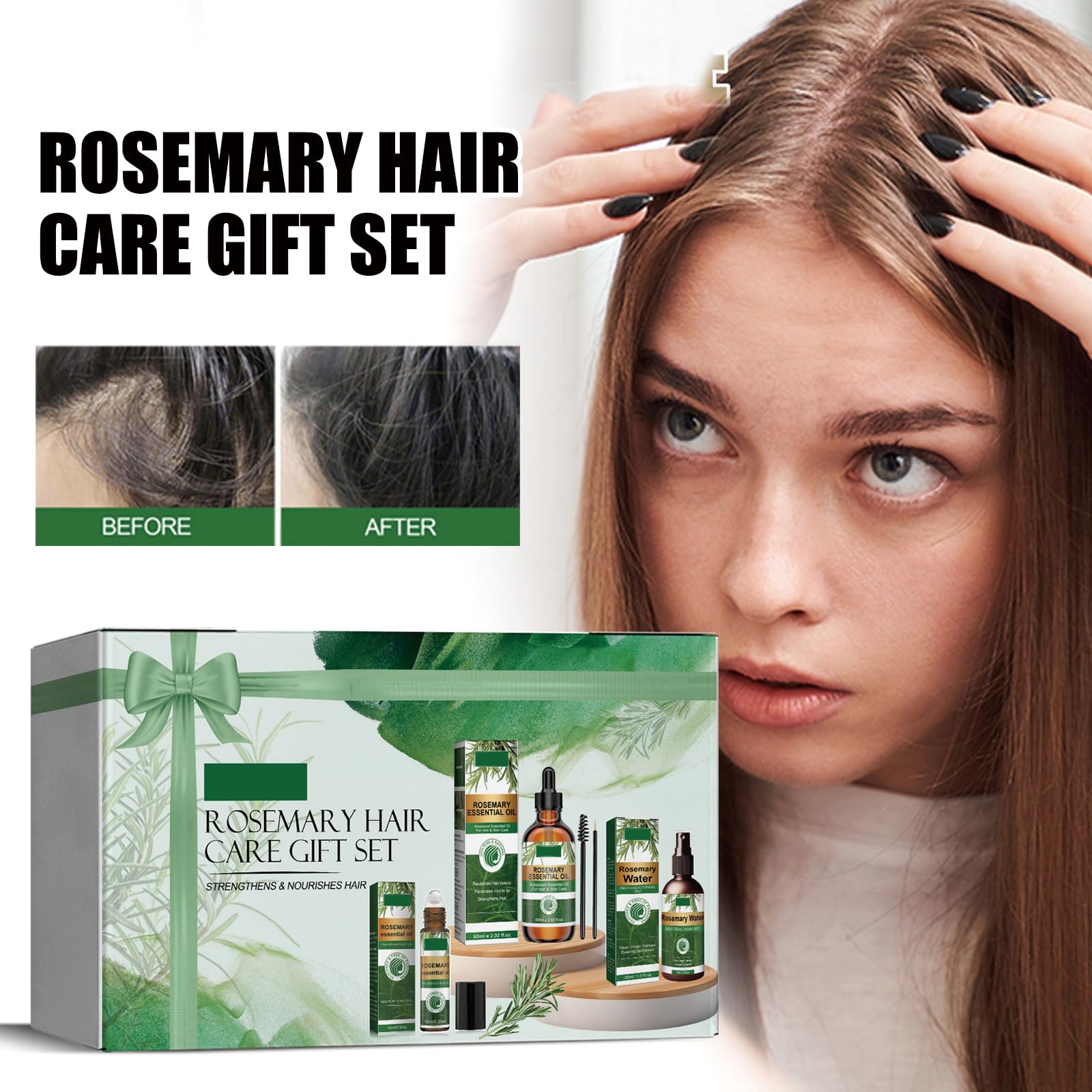 KUPOINEA rosemary damage repair treatment protects against heat and environmental stress.