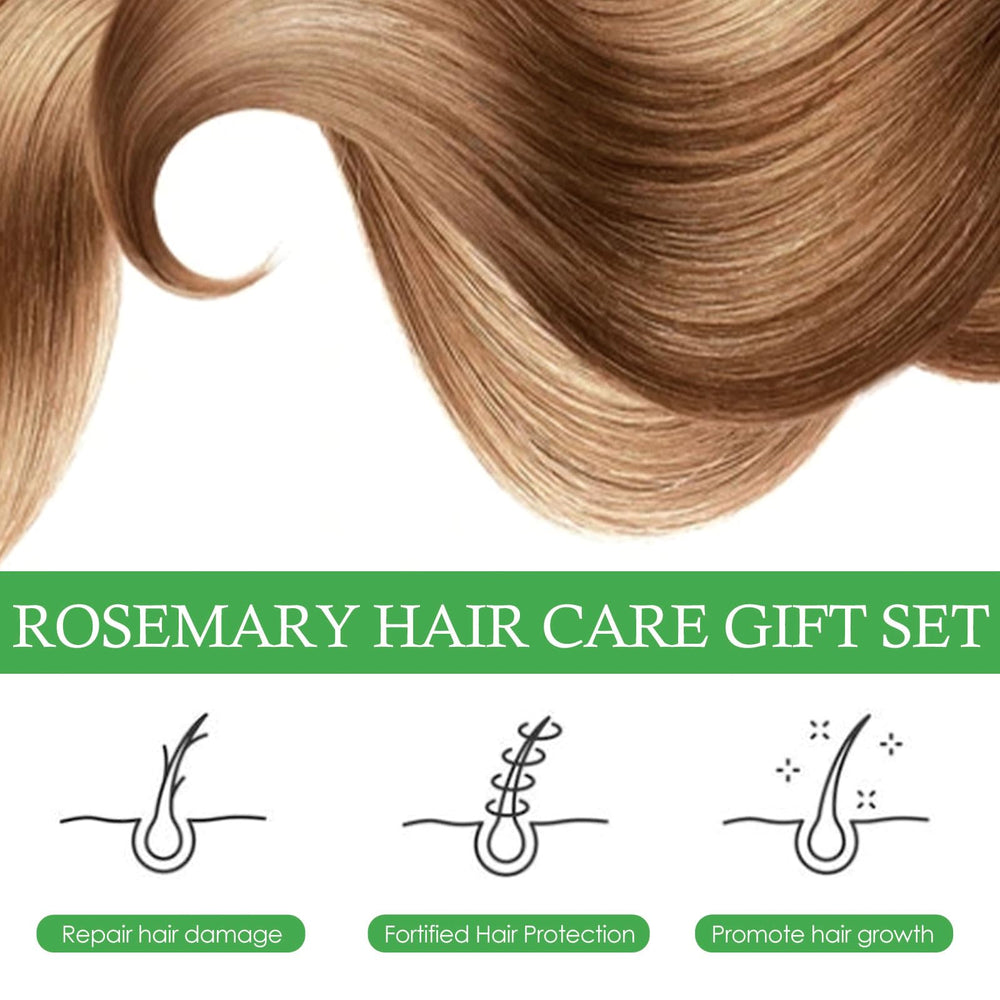 KUPOINEA rosemary hair care gift set presented as a thoughtful gift.