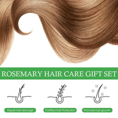 KUPOINEA rosemary hair care gift set presented as a thoughtful gift.