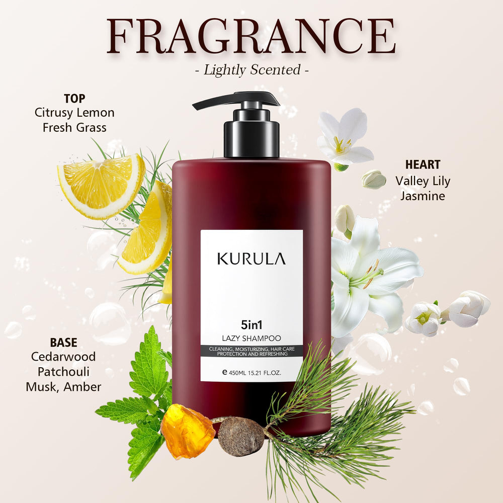 Kurula shampoo soft fluffy hair texture after use.