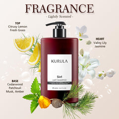 Kurula shampoo soft fluffy hair texture after use.