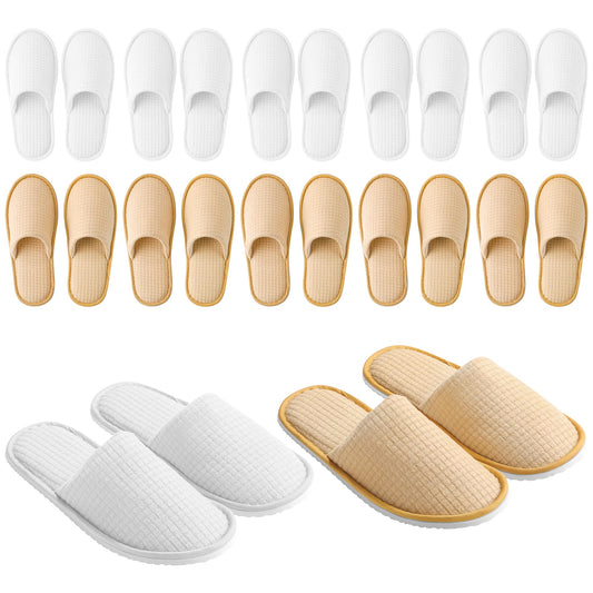 KUTTOR disposable slippers packaged for guests provide warm, hygienic comfort.