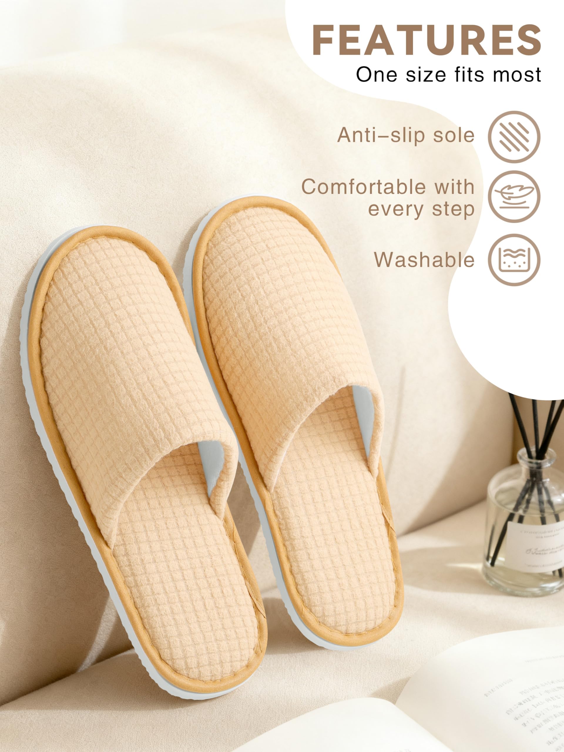 KUTTOR soft EVA sole delivers lightweight cushioning for indoor wear.