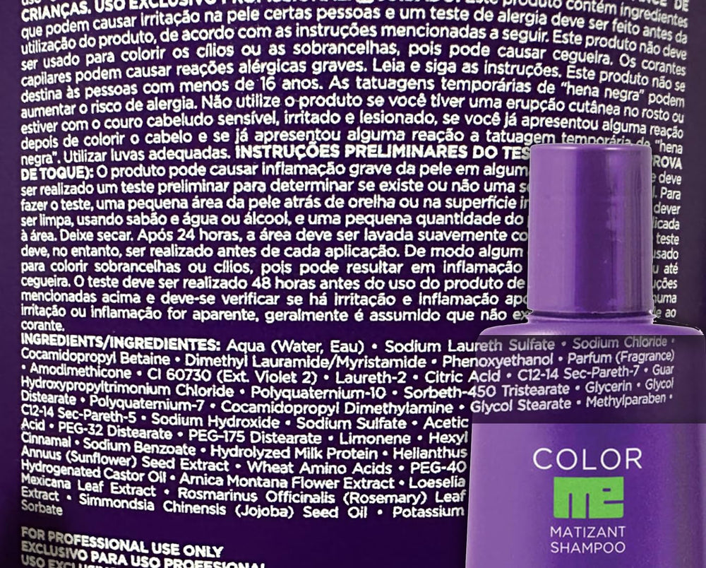 Kuul Matizant Shampoo packaging box with purple accents