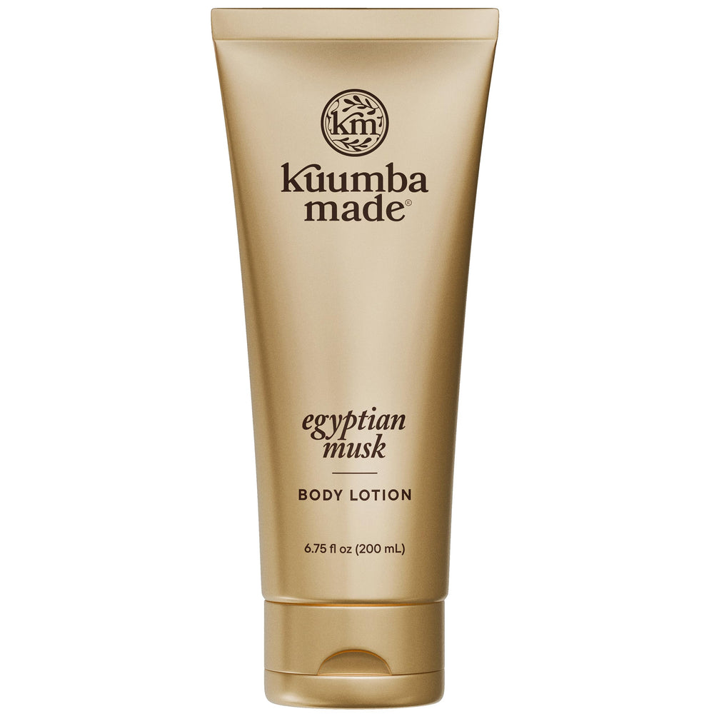 Kuumba Made Egyptian Musk bottle showing iconic fragrance for daily rituals