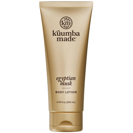 Kuumba Made Egyptian Musk bottle showing iconic fragrance for daily rituals