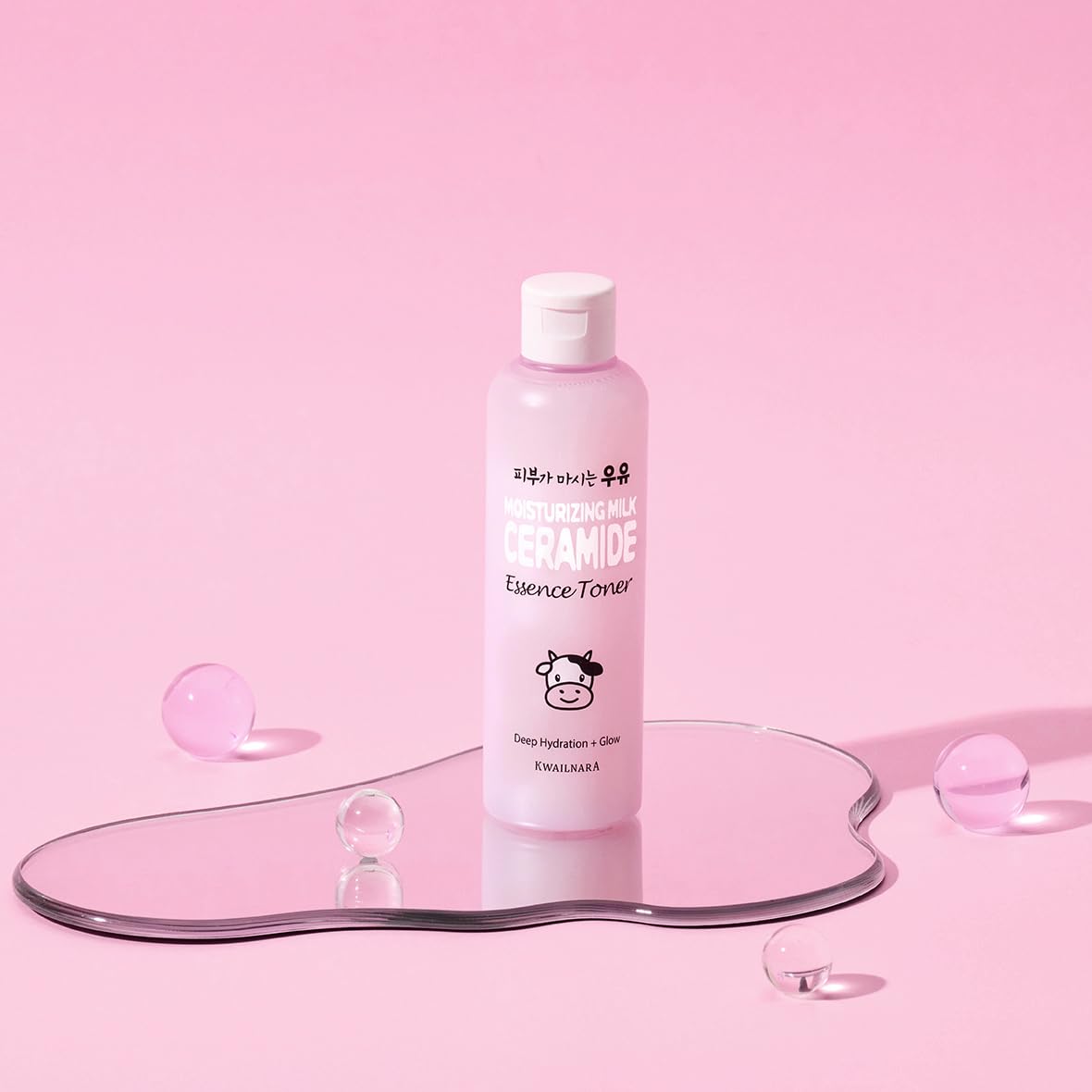 Kwailnara Ceramide Milk Toner pump enables controlled, even application