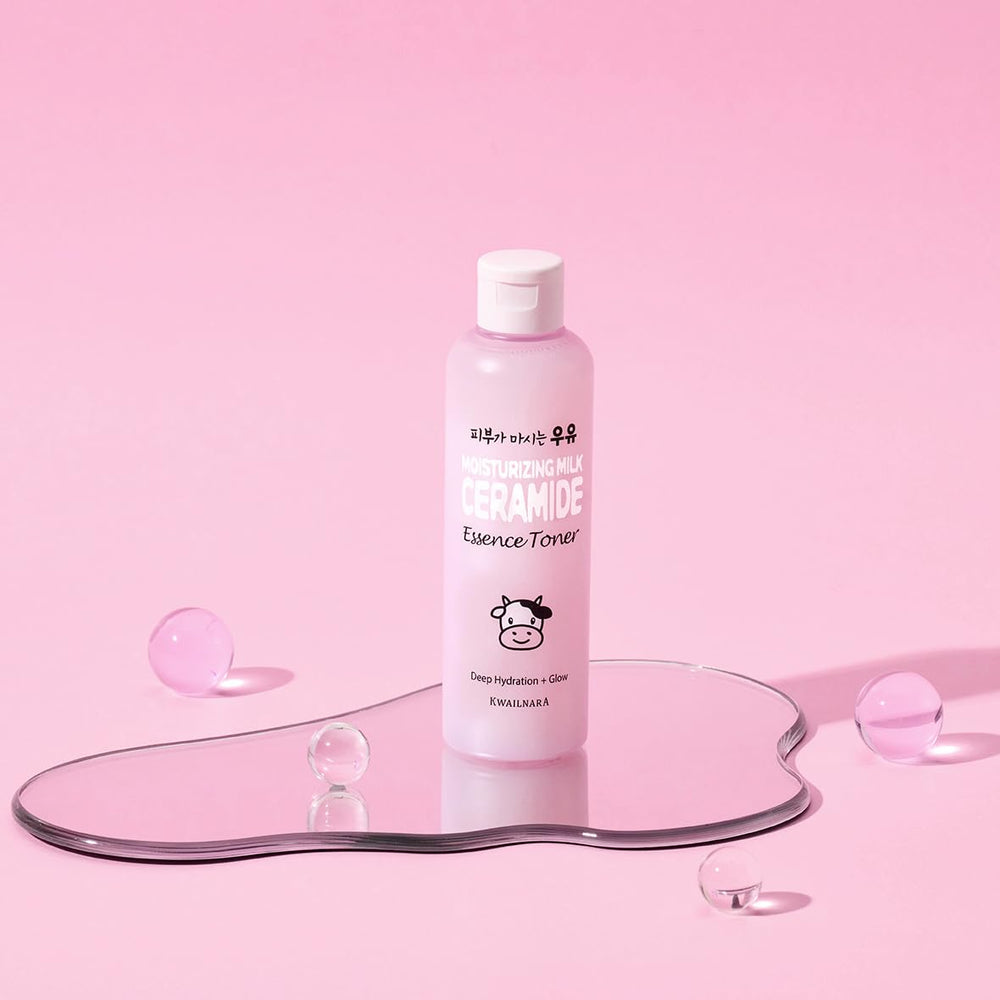 Kwailnara Ceramide Milk Toner pump enables controlled, even application