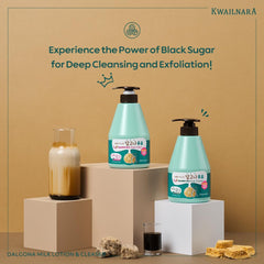 Kwailnara Dalgona sugar-cookie fragrance evokes cozy showers while cleansing skin.