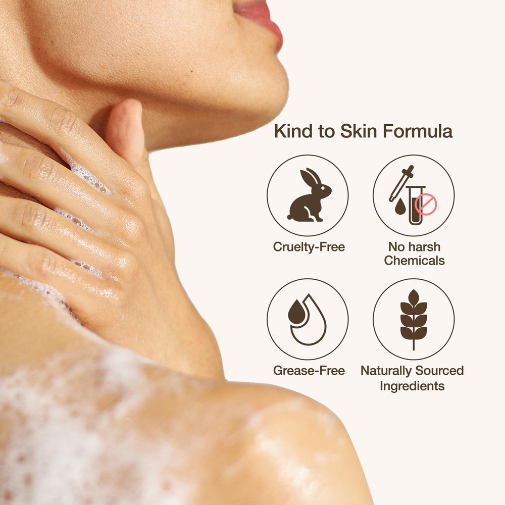 Packaging of Kwailnara Rice Milk Body Wash shows paraben-free formula