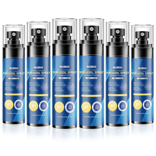 Kweqdsd 5% Minoxidil bottle for targeted scalp application and growth support.