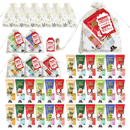 KWOLYKIM Christmas hand cream set packaging showing gift-ready presentation