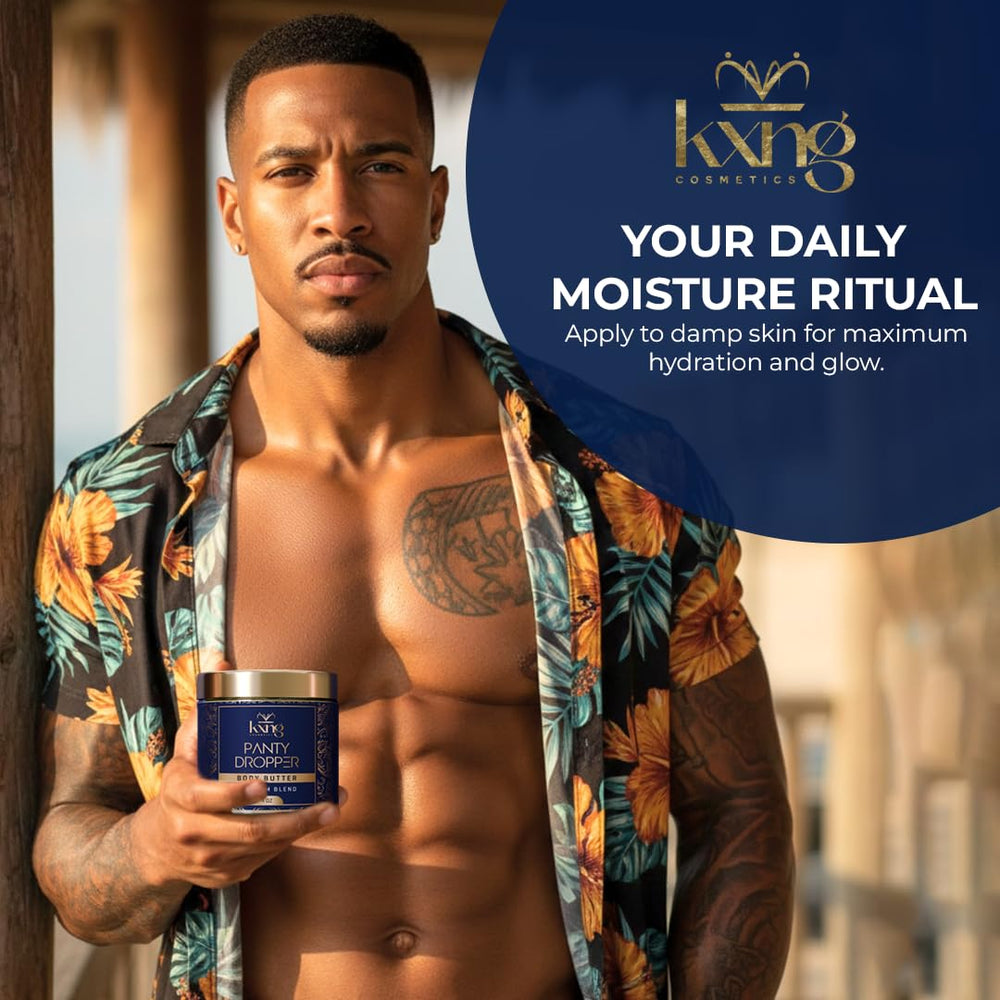 KXNG Cosmetics Fragrance Notes image highlights citrus and musk for a fresh scent.
