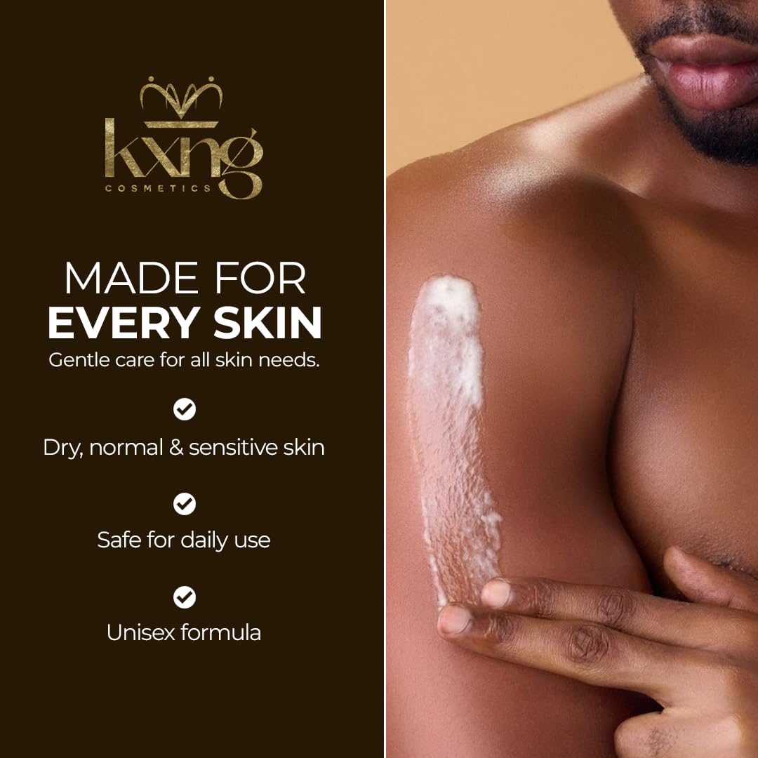 Creamy texture of KXNG Shea Body Butter for deeper nourishment