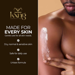 Creamy texture of KXNG Shea Body Butter for deeper nourishment